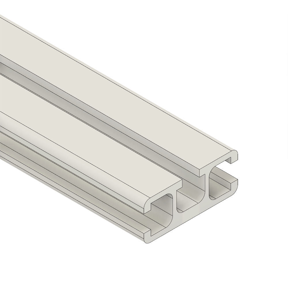 10-4518.5-0-72IN MODULAR SOLUTIONS EXTRUDED PROFILE<br>45MM X 18.5MM 3-SLOTS, CUT TO THE LENGTH OF 72 INCH